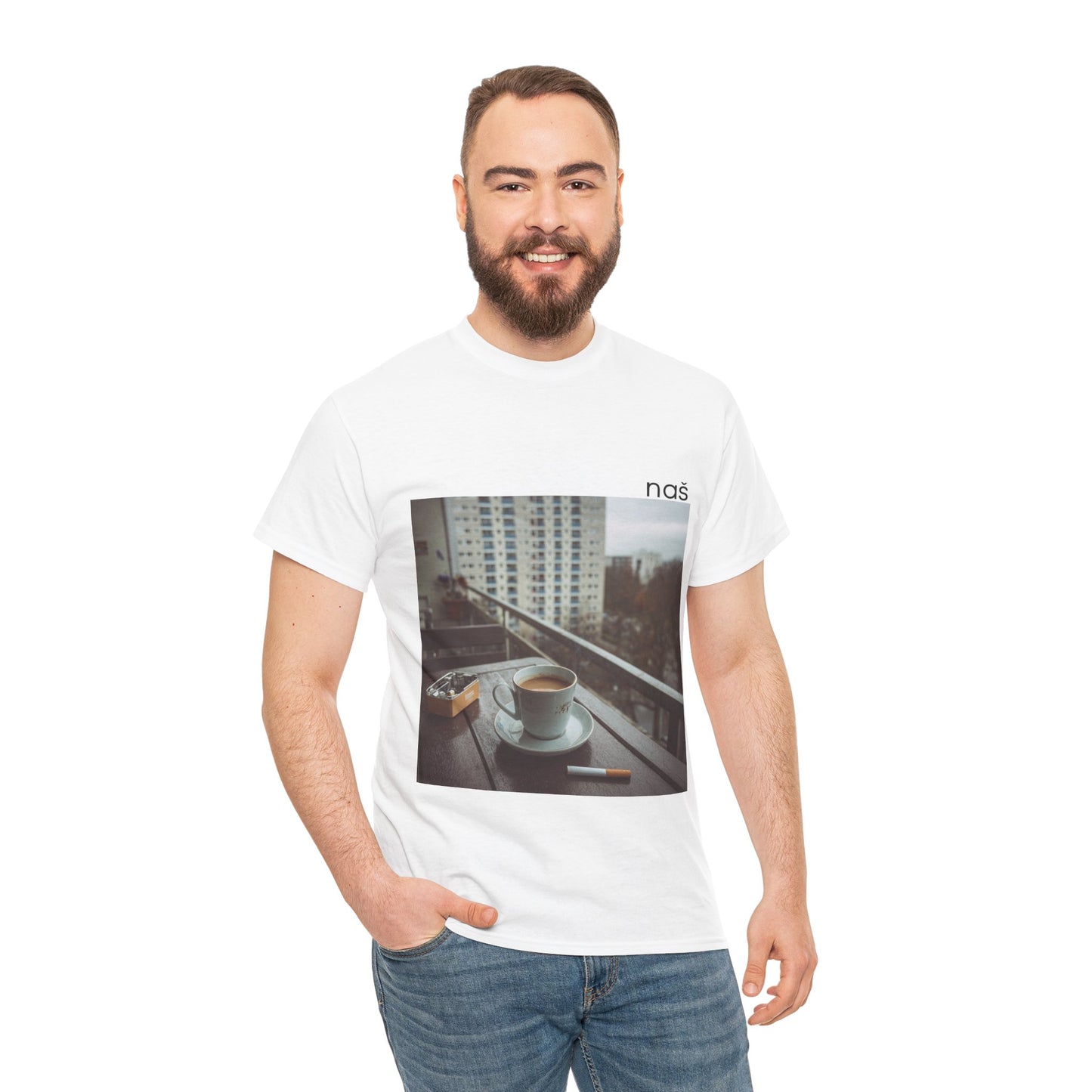 T-Shirt "kafa, cigara i rakija" unisex