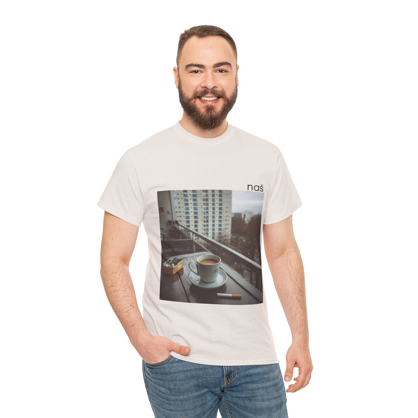 T-Shirt "kafa, cigara i rakija" unisex