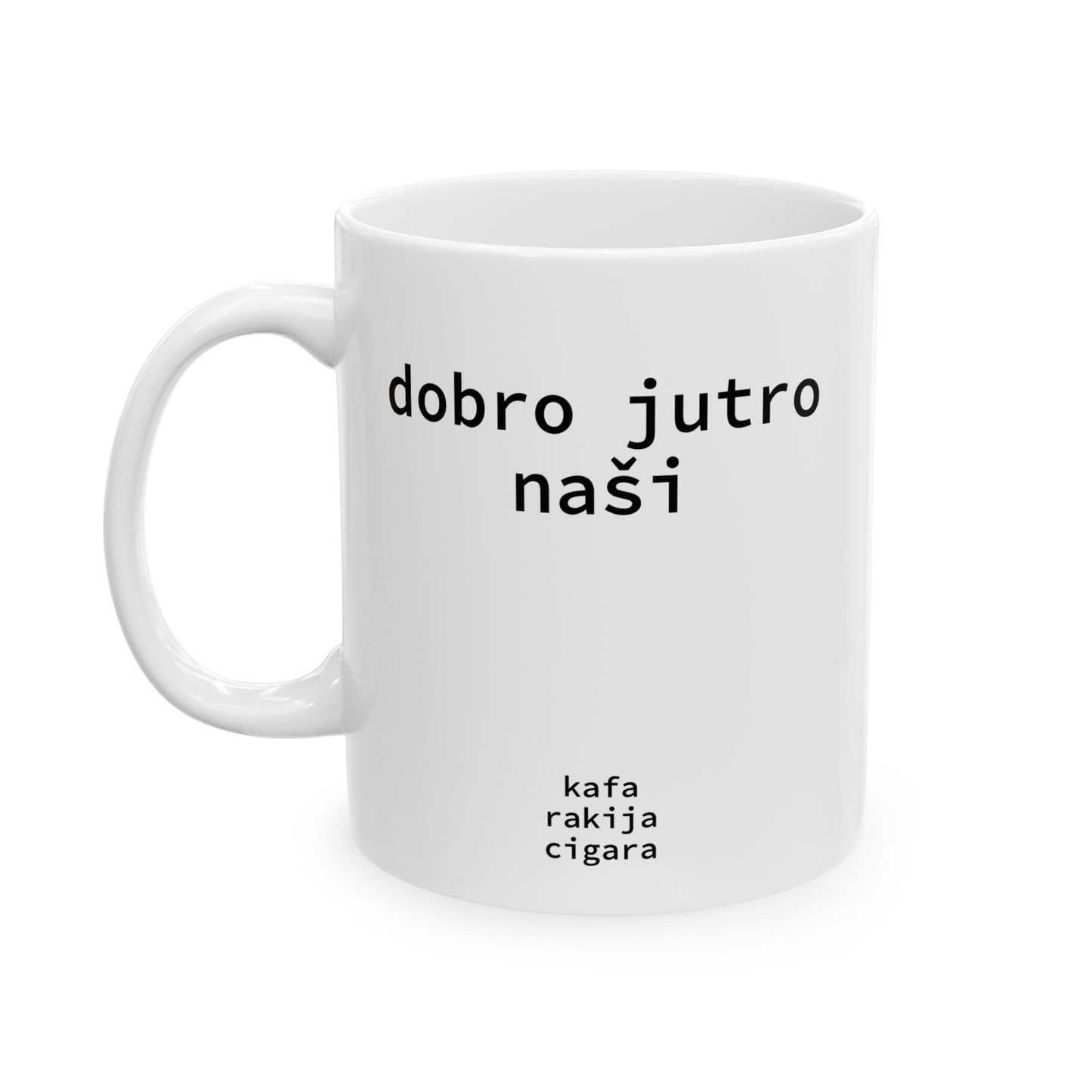 Keramik Becher "dobro jutro"
