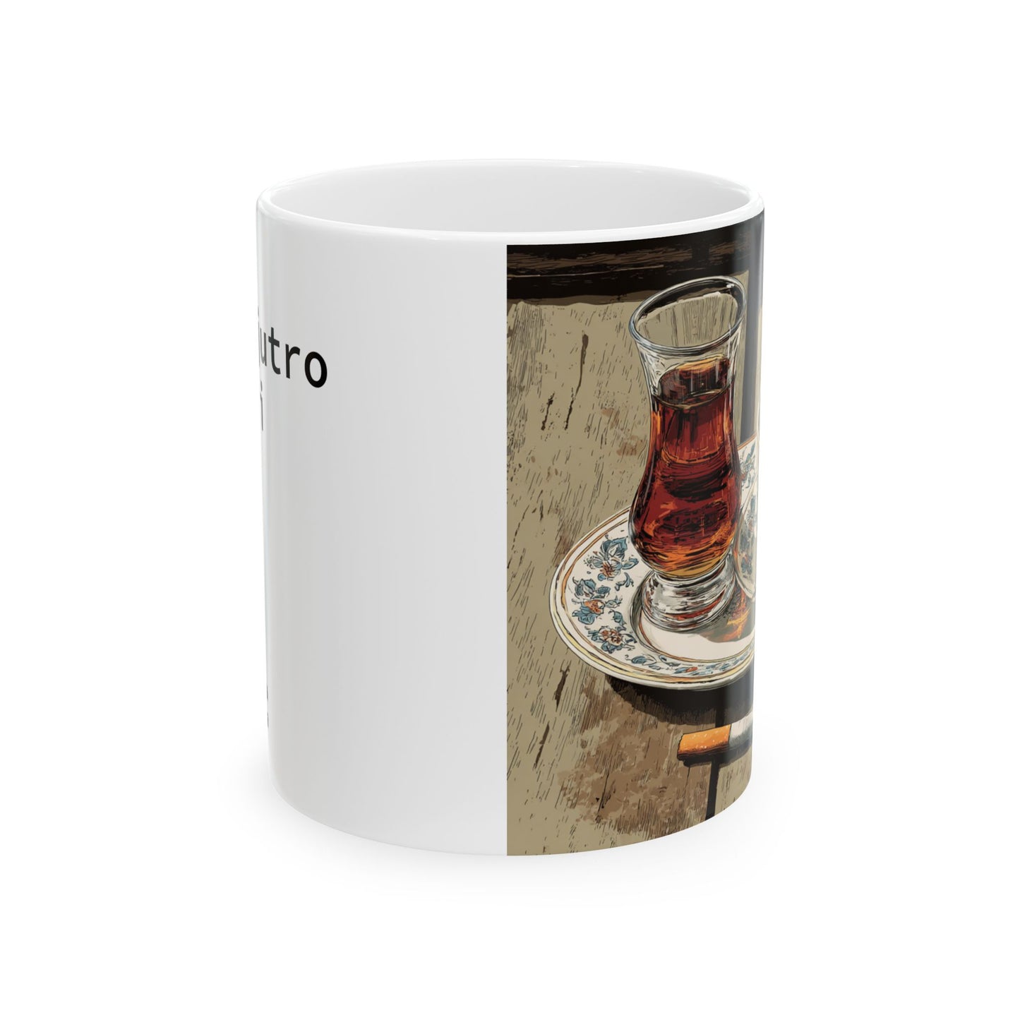 Keramik Becher "dobro jutro"