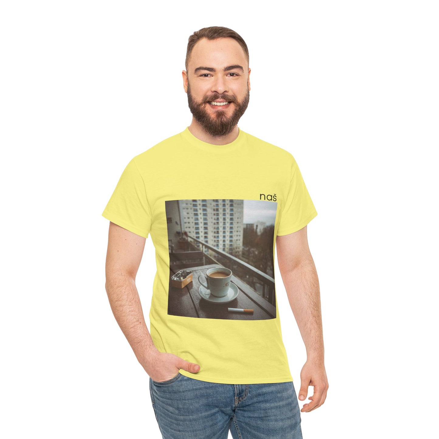 T-Shirt "kafa, cigara i rakija" unisex