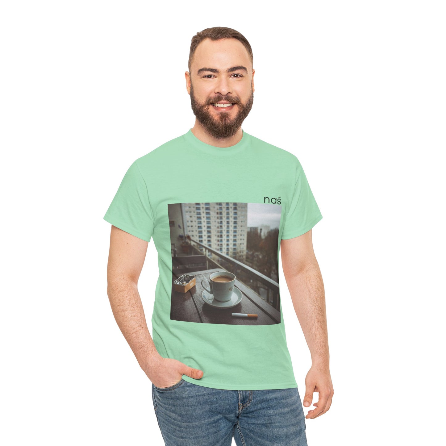 T-Shirt "kafa, cigara i rakija" unisex